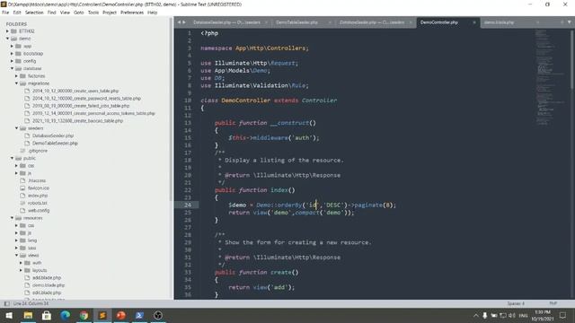 (CÔNG NGHỆ WEB VÀ ỨNG DỤNG-PHP) NHÓM 10 - LARAVEL смотреть онлайн