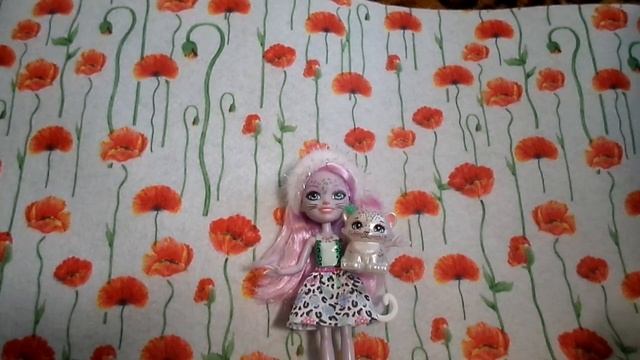 Обзор на Куклу Энчантималс Сибилла Снежная Барси и её зверюшку Снежного Барса смотреть онлайн