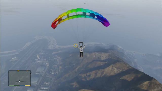 GTA V - All the parachute jumps 7/13 смотреть онлайн
