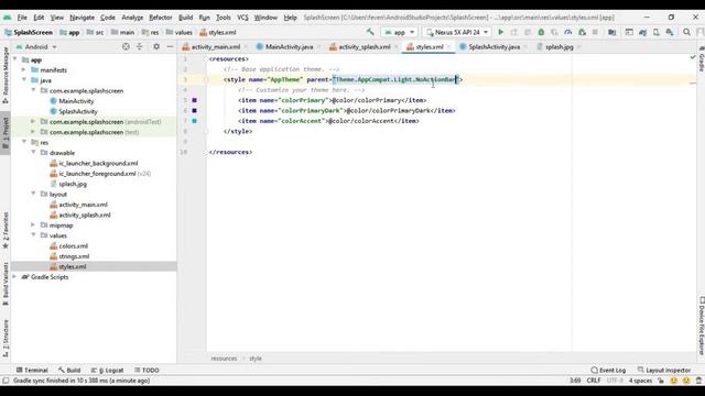 How To Create A Splash Screen With Picture In Android Studio смотреть онлайн