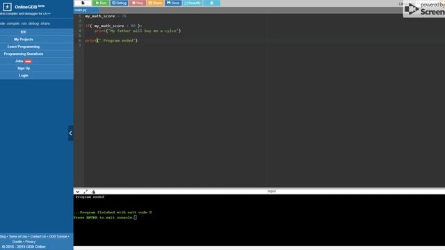 Python Tutorial 4 ( if else condition ) смотреть онлайн