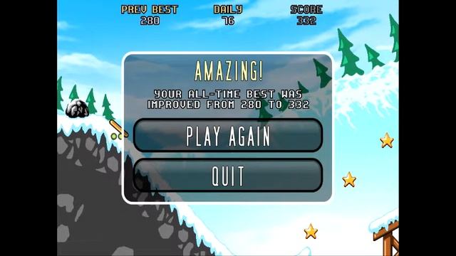 Highest Score on Rat On A Snowboard (Speedy Slopes) | 332 Po смотреть онлайн