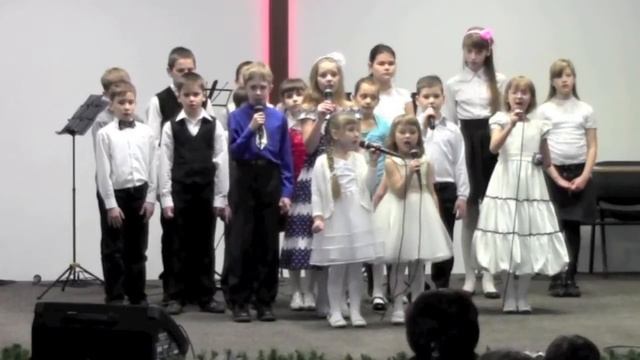 Пение "Светлый праздник Рождества" смотреть онлайн