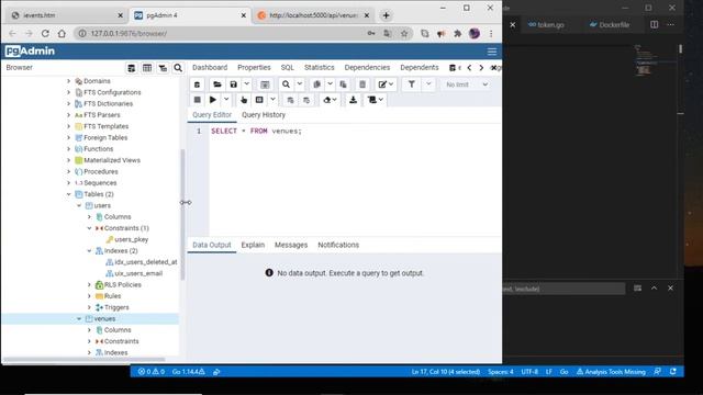 Go restful api jwt postgre crud events postman docker смотреть онлайн