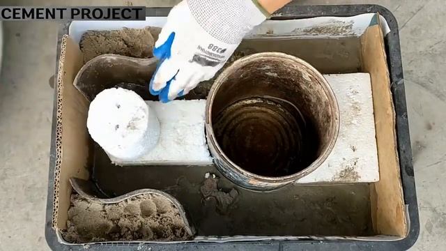 Дровяная печь из цемента и пластикового ящика своими руками для дома и дачи. смотреть онлайн