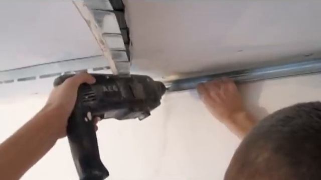 Монтаж двухуровневого навесного потолка из гипсокартона смотреть онлайн
