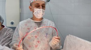 Операция по удалению варикозной вены пациентке 70+. Флеболог Москва