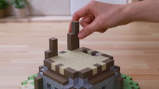 Magnetic Papercraft / Minecraft Pillager Outpost