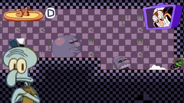 Squidward Plays Pizza Tower Part 1: The Big Pizza Bucket