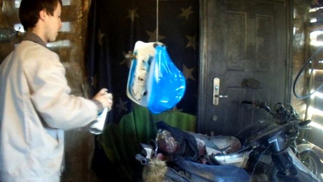 #3покраска Honda Xlr 250