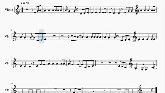 SUPER EASY Violin Sheet Music: How to play Afterglow by Ed Sheeran смотреть онлайн