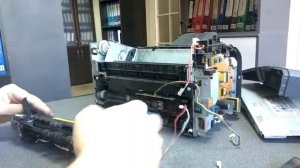 Принтер HP LaserJet 1010/1015 замятие при печати - ремонт печки, замена термопленки