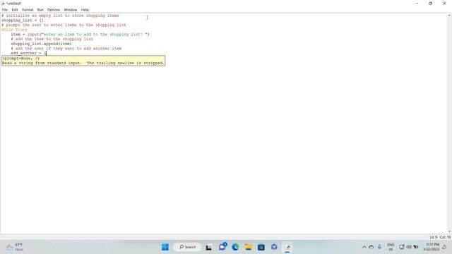 Simple program in python that uses a data structure смотреть онлайн