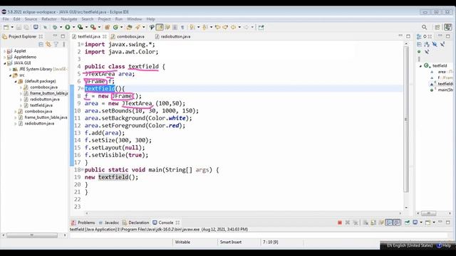 GUI Components, AWT Packages, Java Swing,...etc смотреть онлайн