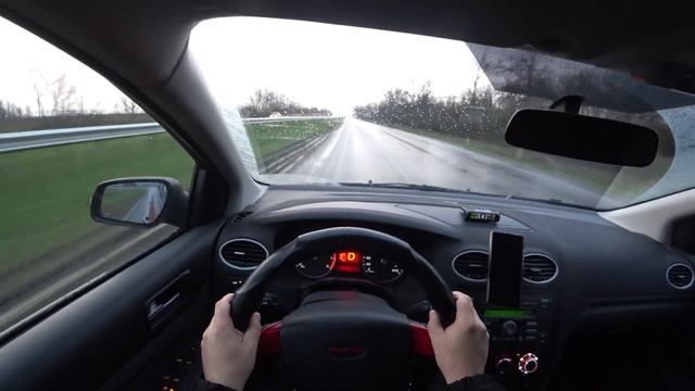 Ford Focus 2 | TOP SPEED & 100-200 kmh ACCELERATION on russian Autobahn | re-test смотреть онлайн