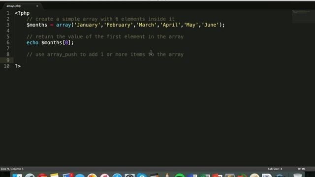PHP & MySQL Tutorial 23 - Arrays смотреть онлайн