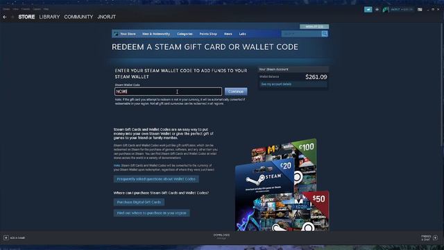 Redeeming A $20 Steam Wallet Card Code On Steam смотреть онлайн