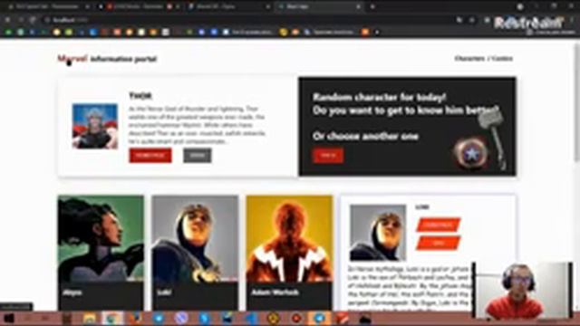 Делаем дубляж страницы React components смотреть онлайн