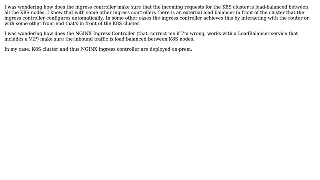 Nginx Ingress-Controller Load Balancing смотреть онлайн
