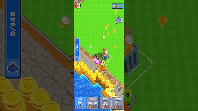 Train Miner: Idle Railway Game - Gameplay Part 2 (Android, iOS) смотреть онлайн