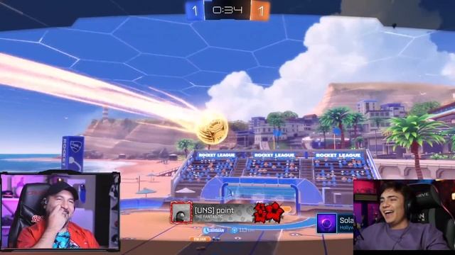 GÜDÜMLÜ TOP AMA GİDEREK HIZLANIYOR! | 6 KİŞİ EKİP ROCKET LEAGUE смотреть онлайн