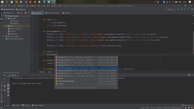 Python GUI tkinter #9 - Messagebox. Диалоговые окна смотреть онлайн