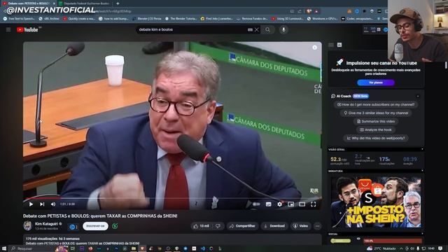 REACT: Boulos x Kataguiri sobre a taxação de 92% da Remessa Conforme смотреть онлайн