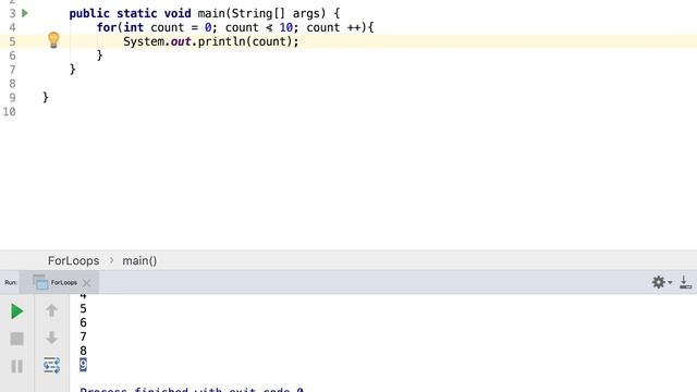 1.6 Java For Loops смотреть онлайн