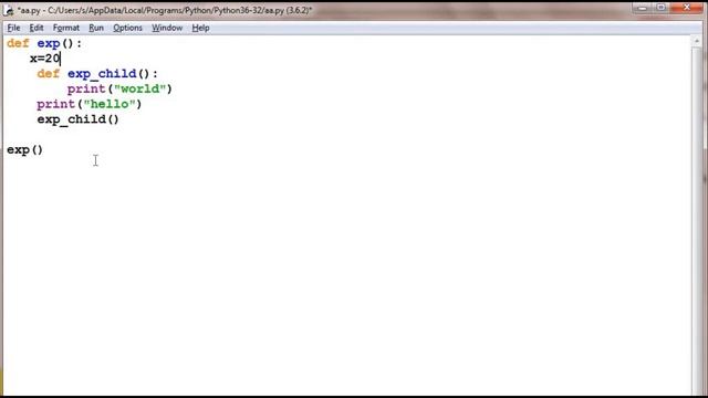 Nested Function In Python | Closure and Encapsulation with Nested Function | Function as object P- смотреть онлайн