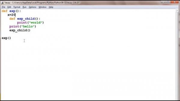 Nested Function In Python | Closure and Encapsulation with Nested Function | Function as object  P-