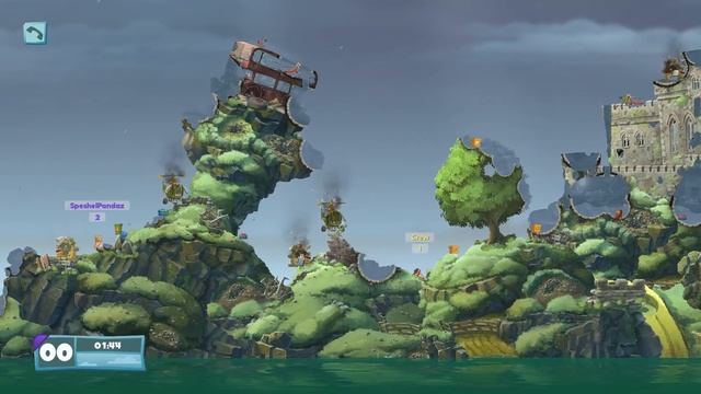 [24] Highlander Mode! There Can Only Be One! (Worms WMD Multiplayer) смотреть онлайн