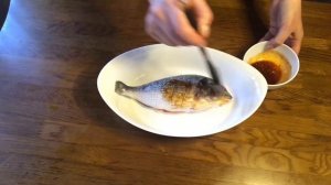 Если хотите угостить гостей , готовьте по этому рецепту. Рыба дорадо  в духовке