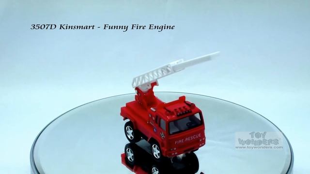 3507D Kinsmart Funny Fire Engine Diecast Wholesale смотреть онлайн