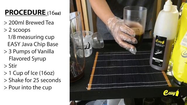 How to make Java Chip Vanilla Milk Tea | EASYBRAND | смотреть онлайн