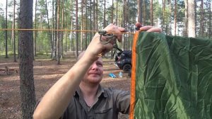 Три простых узла для легкой установки тента