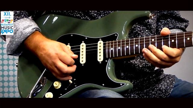 12. Budapest Music Expo: Fender American Professional Stratocaster RW Antique Olive elektromos gitá смотреть онлайн