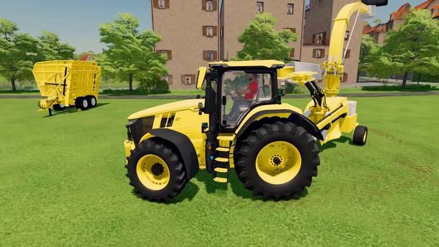 HARVESTING AND TRANSPORT SUGARCANE WITH JOHN DERRE TRACTORS - Farming Simulator 22