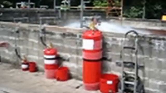 Газовое пожаротушение с ГОТВ Novec 1230, баллон 142 литра, испытания ВНИИПО МЧС России. смотреть онлайн
