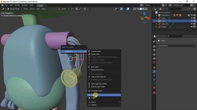 Cablerator Addon for Blender смотреть онлайн