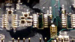 Пайка микросхем на материнской плате  феном паяльной станции