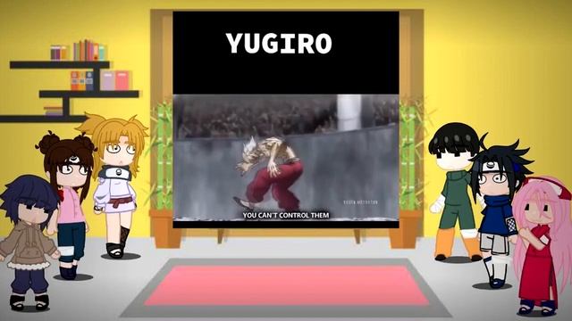 Naruto friends react to Naruto as Yugiro Hanma | Gacha React смотреть онлайн