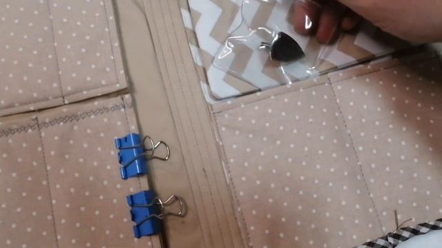 Ура! Наконец-то дошила. Органайзер для рукоделия смотреть онлайн