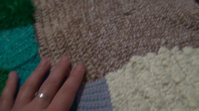 Развивающий тактильный игровой коврик вязаный крючком! 1 часть !!! смотреть онлайн