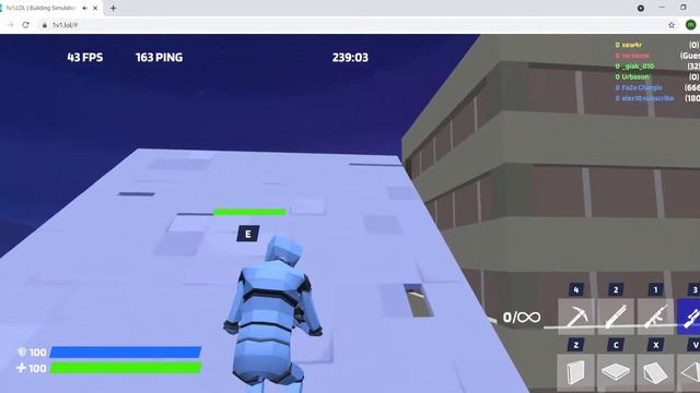 1v1 LOL Building Simulator, Battle Royale & Shooting Game Google Chrome 2021 08 06 22 24 24 Slo смотреть онлайн