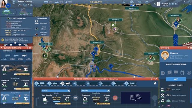 TransRoad:USA Lets Play #30 - Building the Bank Account - TransRoad:USA Gameplay смотреть онлайн