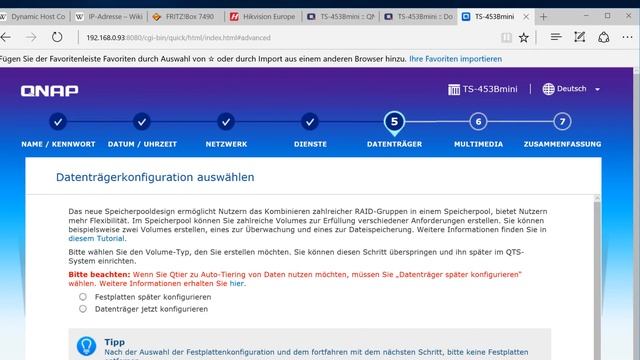 QNAP NAS erste Schritte Grundeinrichtung Tutorial смотреть онлайн