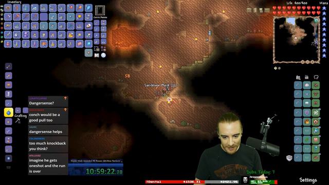 THE DESERT IS SCARY! - Terraria Master Hardcore For The Worthy #47