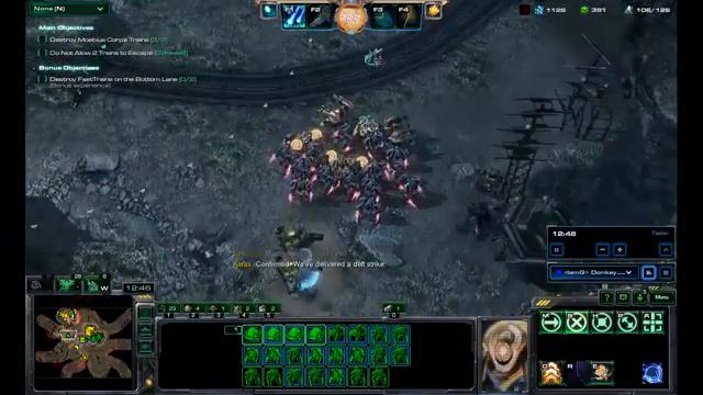 SC2 Co-op Brutal Oblivion Express with Karax's hacker army, no static defenses required. смотреть онлайн