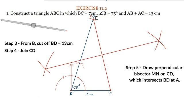To construct a triangle, given its base, a base angle and the sum of the other two sides смотреть онлайн