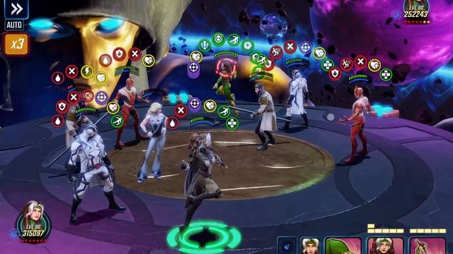 Cosmic Crucible Wakandan Counters From Discord Gamma vs. Unlimited X-Men Marvel Strike Force MSF смотреть онлайн